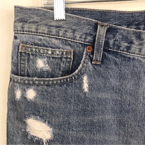 Lucky Brand Old Favorite Mini Jean Denim Skirt Sz 10/30 - Picture 4 of 16